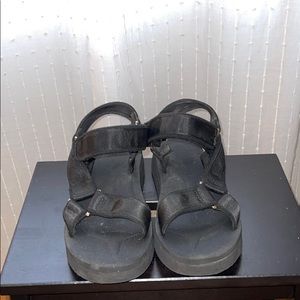 ASOS Teva Inspired Velcro Strap Platform Sandals